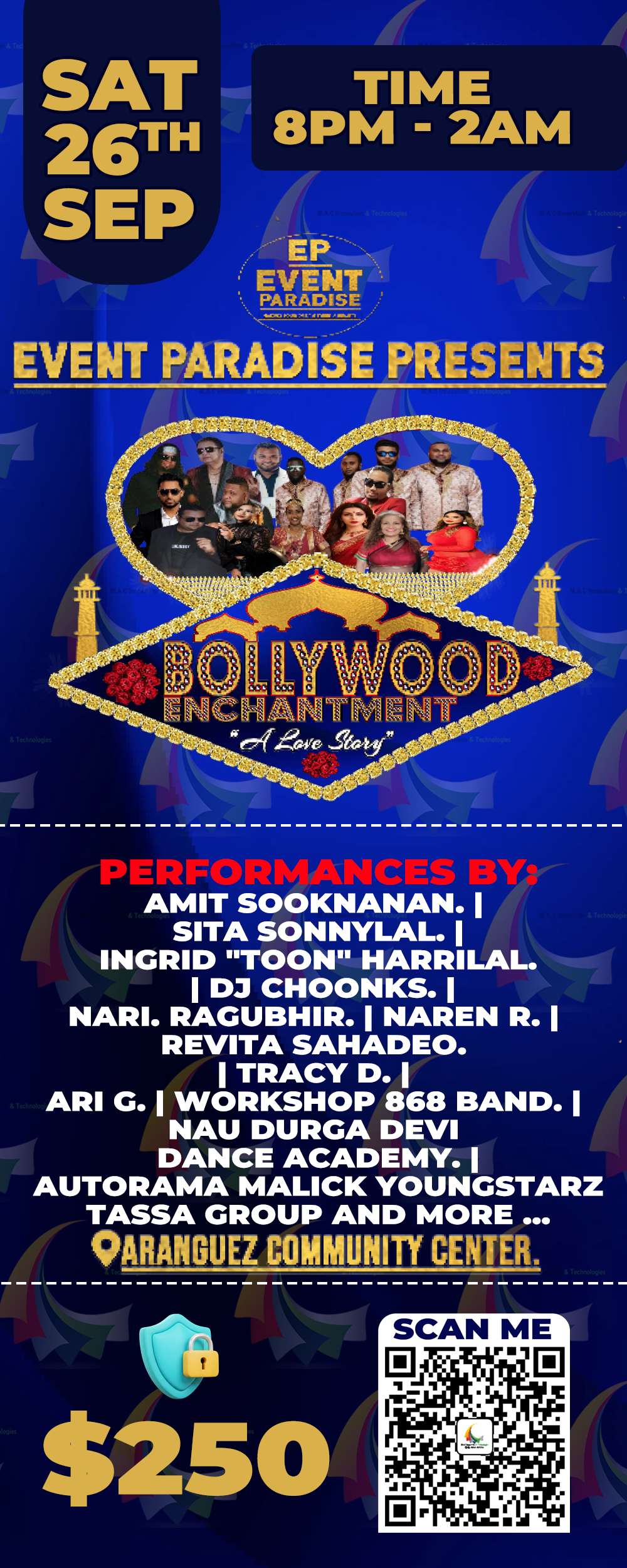 BOLLYWOOD  ENCHANTMENT " Love Story" Ticket